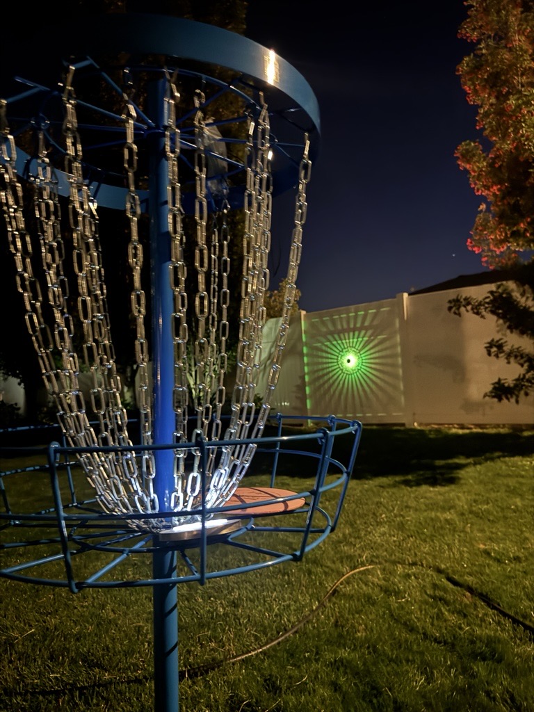 The ABDGI Green Jacket displayed — the championship trophy of the Adam Butler Disc Golf Invitational